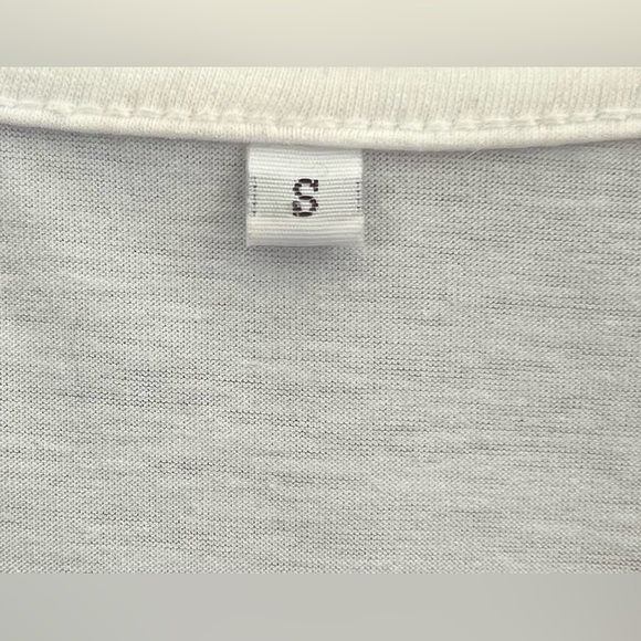 🤍 EUC Color-block Cinch Waist T-Shirt Dress | White & Olive Green | Women’s S - Picture 6 of 8